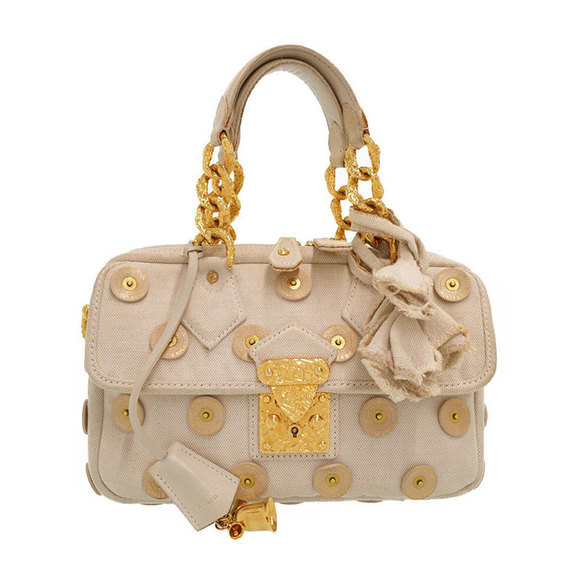 Louis Vuitton Dots Polka Panama Tinkerbell Handbag - Picture 1 of 8